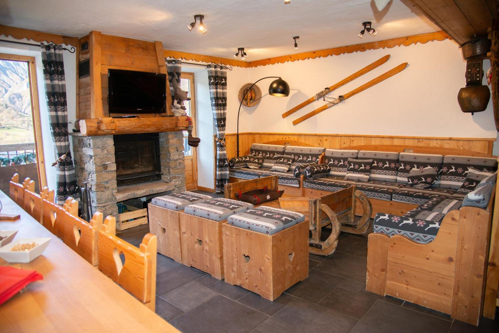 Chalet De Charme 13 Personnes Avec Sauna Ski O Pieds Villa Saint-Martin-de-Belleville Buitenkant foto