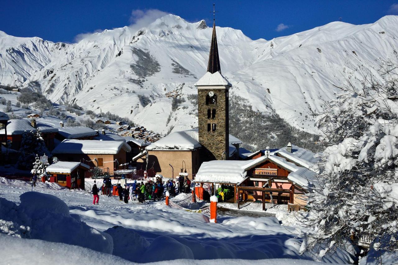 Chalet De Charme 13 Personnes Avec Sauna Ski O Pieds Villa Saint-Martin-de-Belleville Buitenkant foto